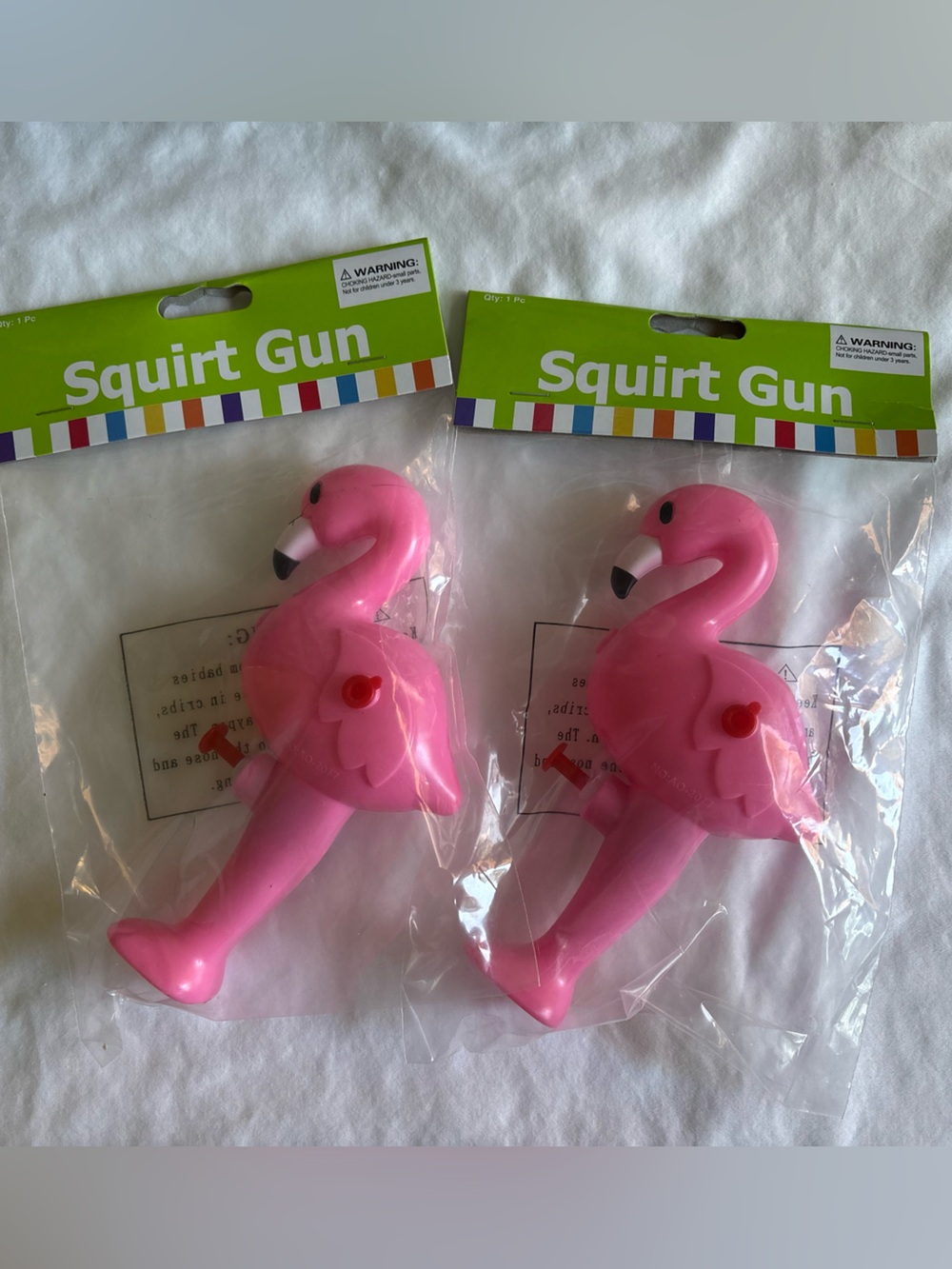 Pink Flamingo Squirt Gun - Set of 2